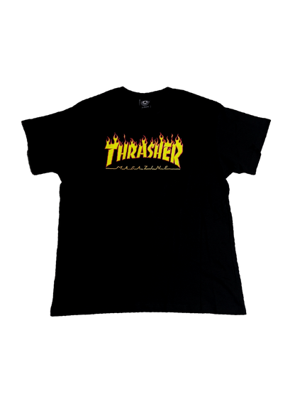 Thrasher "Classic Flame" Negro