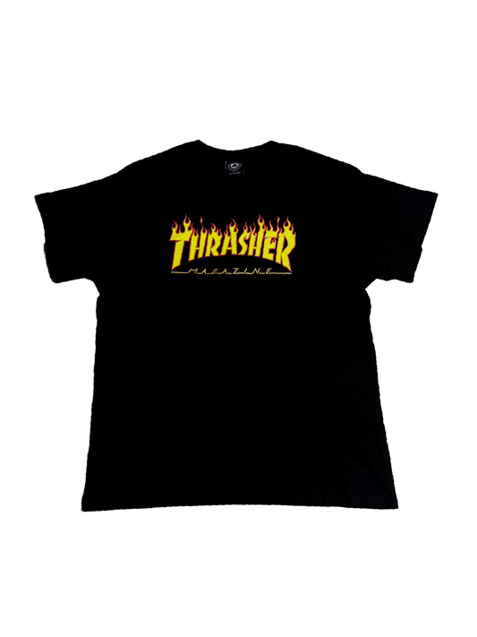 Thrasher "Classic Flame" Negro